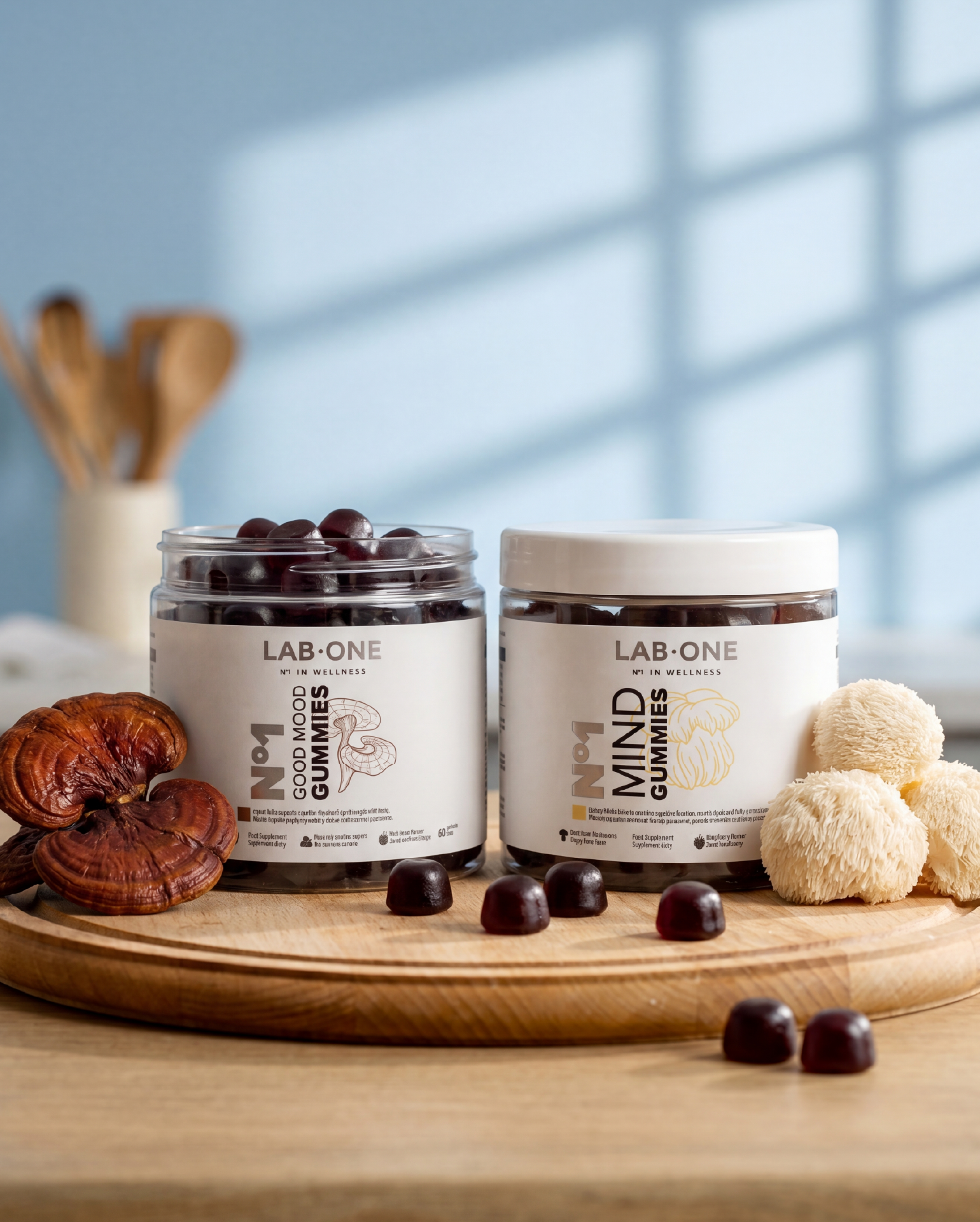 Mind &amp; Mood Duo żelki z reishi i soplówką
